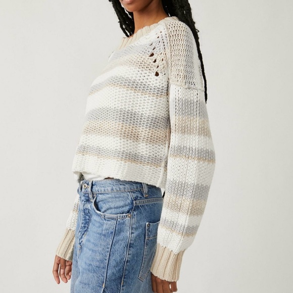 Free People Devon Striped sweater - Picture 2 of 4